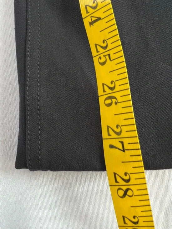 M.M. LaFleur Black Cotton & Elastane Blend High Rise Five Pocket Denim Pant - Picture 14 of 16